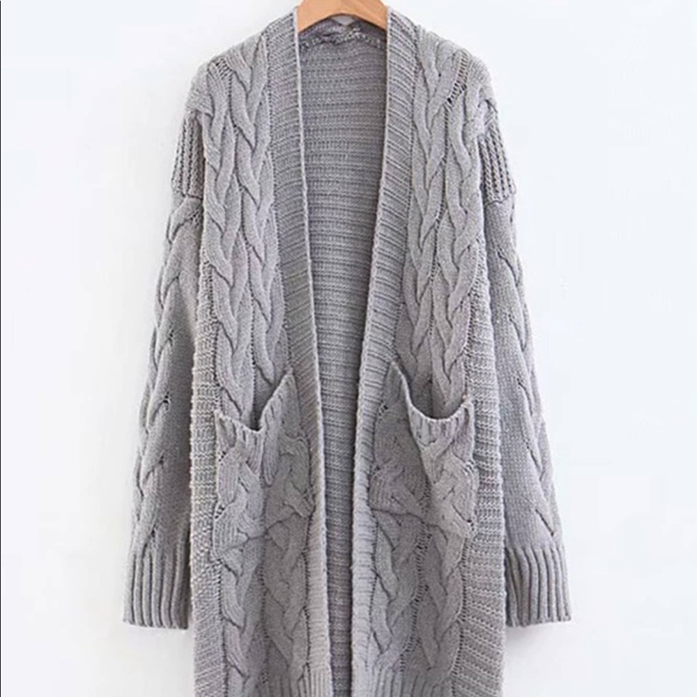 Never worn cable knit cardigan